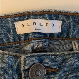 sandro denim jeans